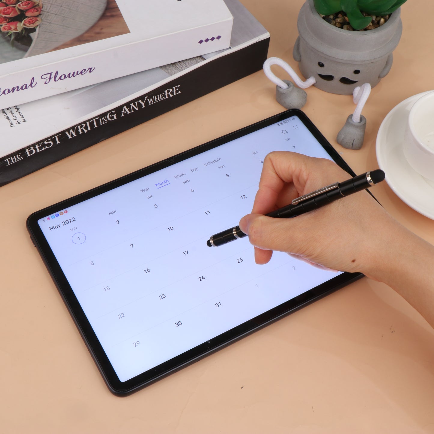 Fidget Pen,Magnetic Pen,Cool 0.5mm Ballpoint Pen,Fun Stress-Relieving Multifunction Writing Pen Creative Gift for Adult or Friends (Black)