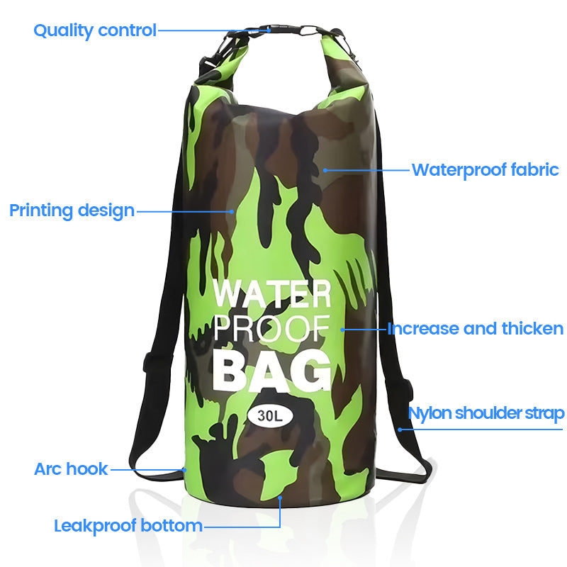 30L Waterproof Dry Bag-Lightweight Bags for Kayaking, Boating, Fishing, Swimming and Camping