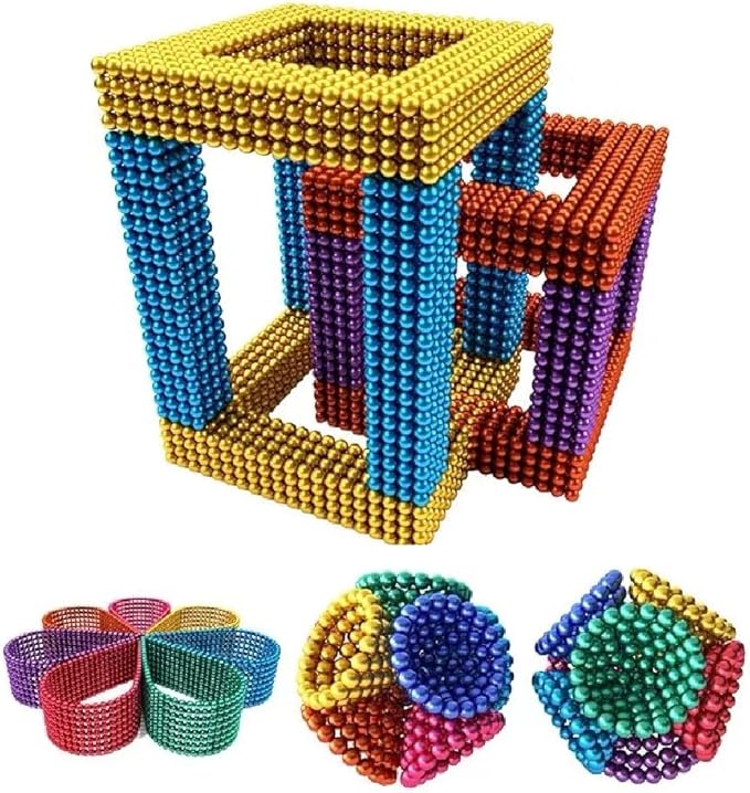 Magic Kits & Accessories - 216pcs,8 colors Magnetic Tricks Balls Toys, Upgrade Magnet Challenge Game