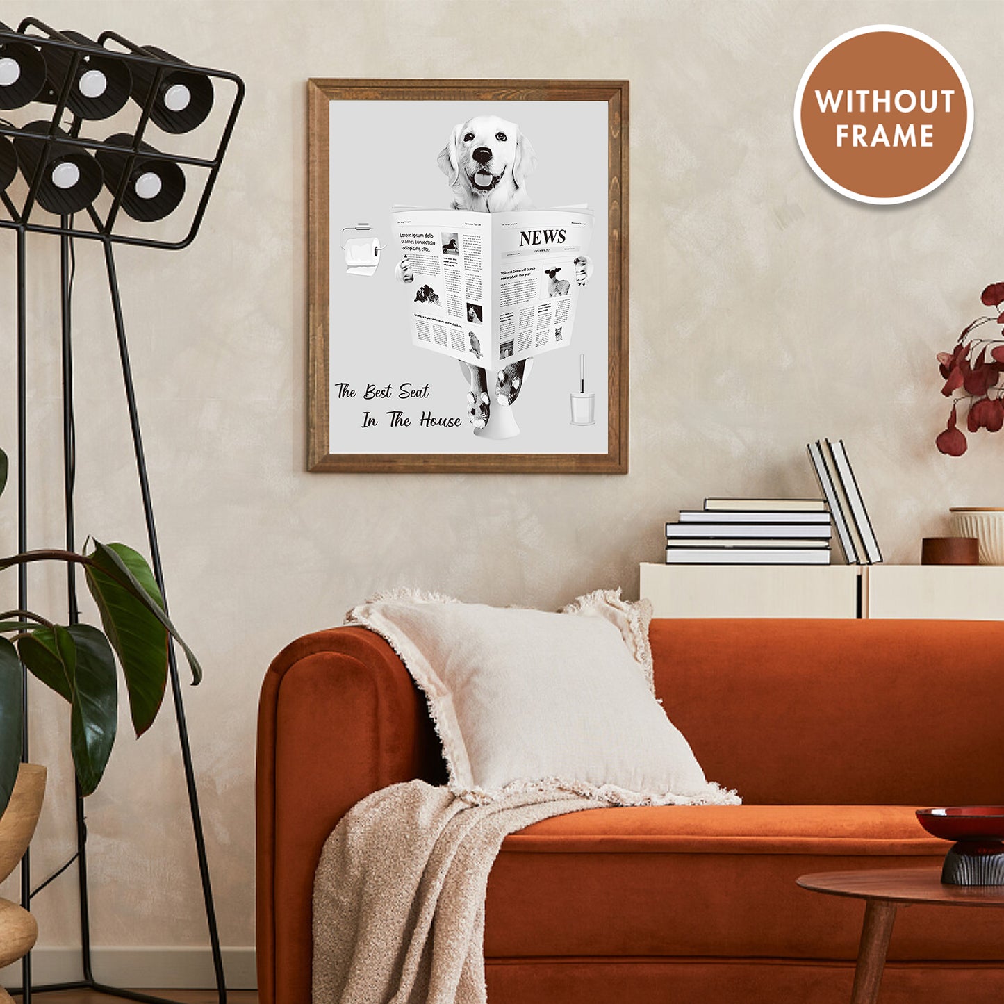 6PCS wall decoration set, suitable for living room and bedroom. Simple and elegant, with cute little animals as vivid decorative items.