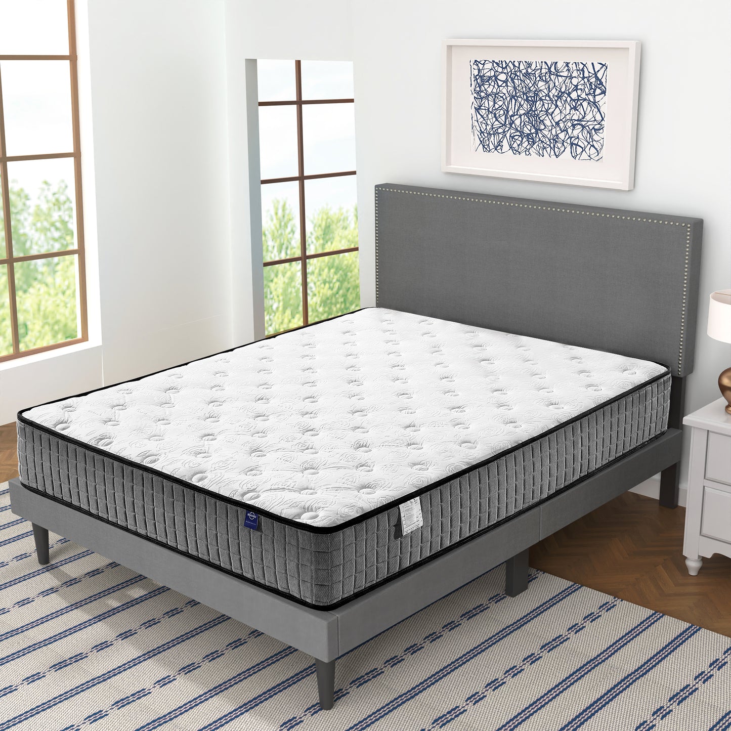 Mattress,10-inch thick memory foam mattress,Queen&King Size Mattress Bed in a Box,Fiberglass Free Mattress