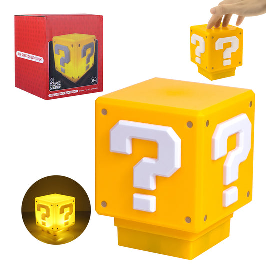 Super Bros-Mini Night Light Question Block For Kids，Box Led Light For Bedrooms