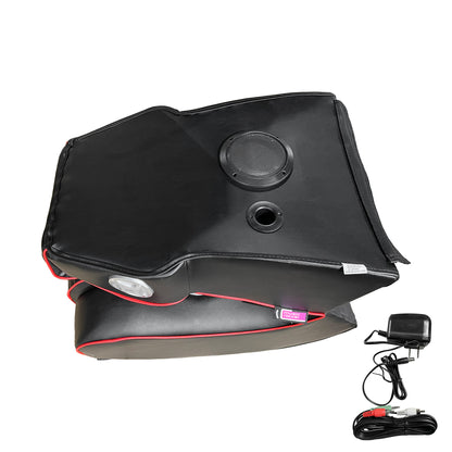 Floor Rocking Gaming Chair with Bluetooth Built in Audio System,Adjustable Backrest and Foldable,Compatible with Gaming Consoles