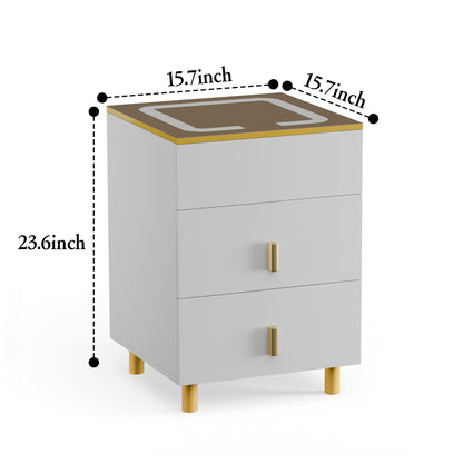 Nightstand with two drawers