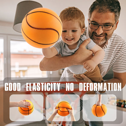 Silent Basketball,2024 Sponge Mute Basketball,Handleshh Silent Foam Basketball