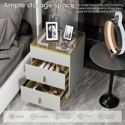 Nightstand with two drawers