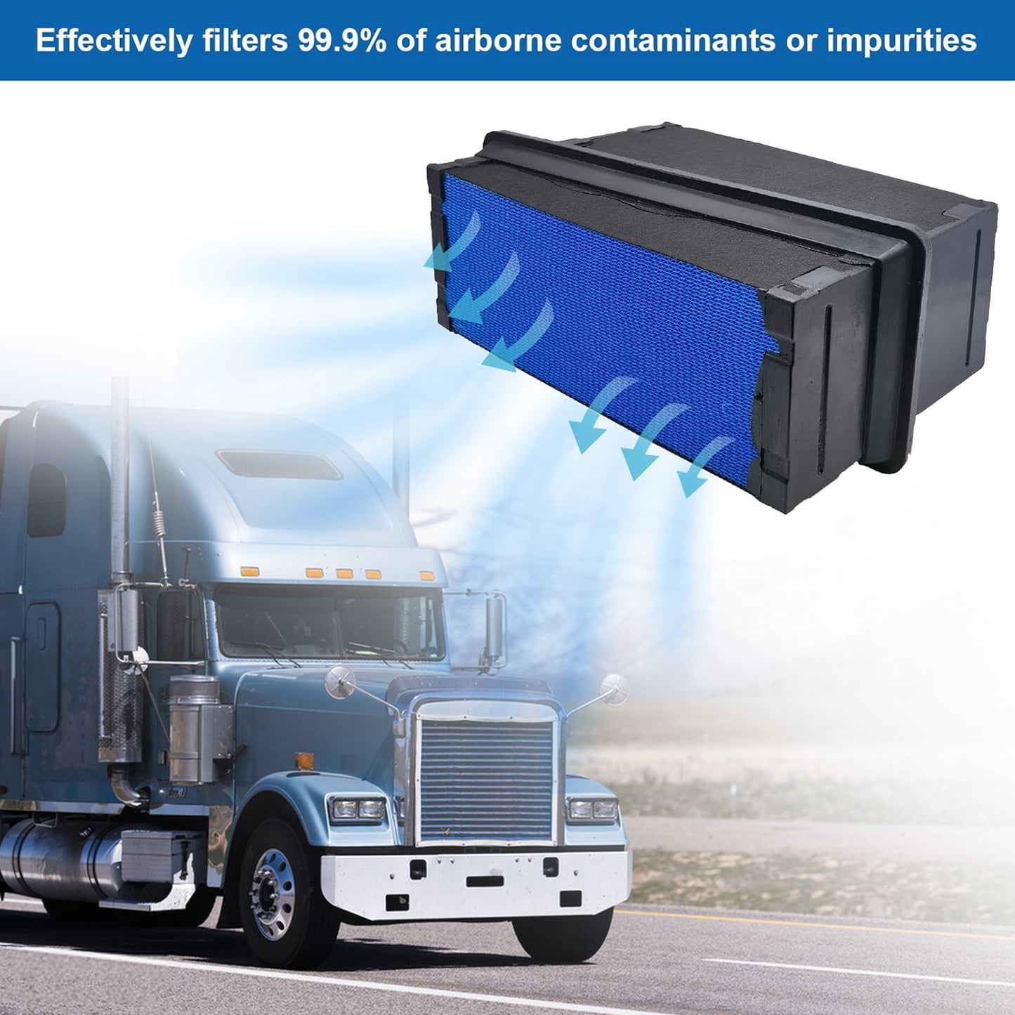 P621725 Engine Air Filter Fit for Kenworth T680 T880, Peterbilt 567 579 Replaces LAF6725 P637453 PA32000 WA11058 501058