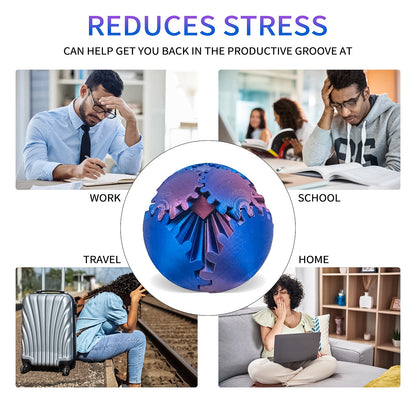 Gear Ball-3D Printed Gear Ball Spin Ball,Gearsphere,Fidget Toy,Gear Ball Fidget Toy,Gearsphere Desk Toy