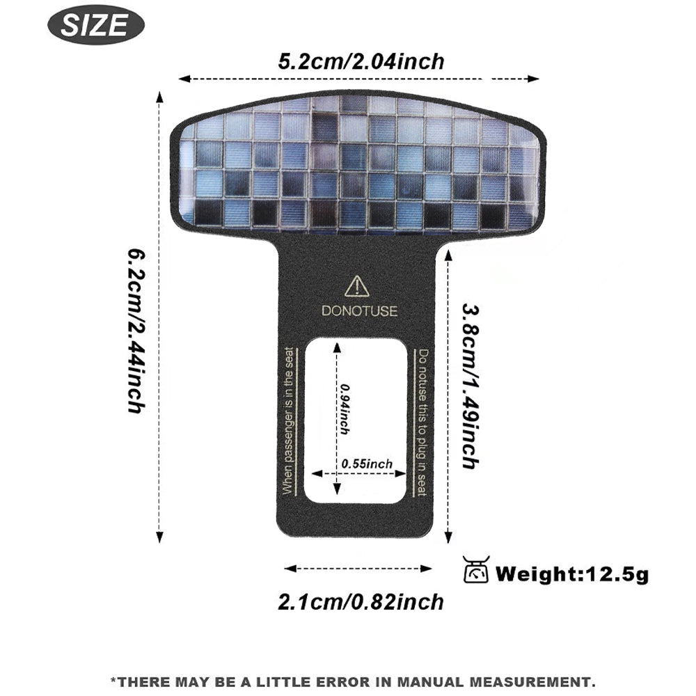 2 Pcs Seat Belt Pads Trim,Universal Car Accessories for Most Vehicles,(Blue)