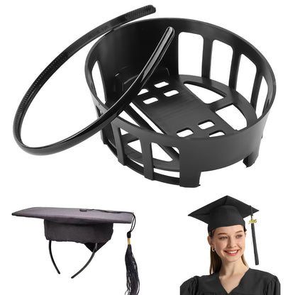 Grad Cap Stabilizer, Grad Cap Insert, Makes Every Graduation Cap Fit Snug and Firm on Your Head.