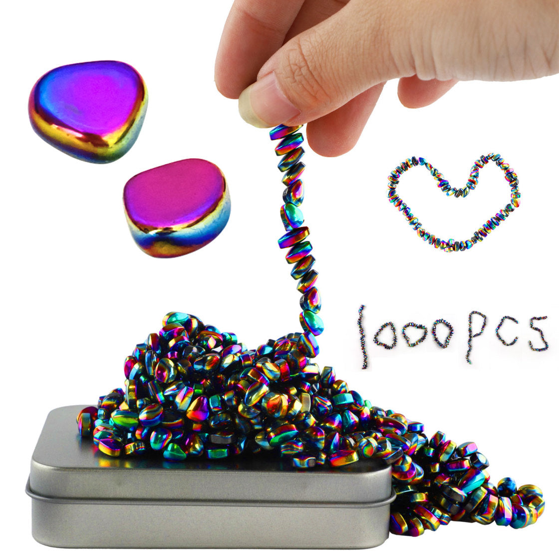 Magnetic Balls Fidget Toys Adults 1002PCS Mini Magnetic Putty Desk Magnetic Beads Desk Toys for Office with Rectangular Box