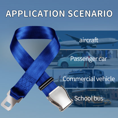 Airplane Seat Belt Extender,Adjustable Airplane Seat Belt Extender 7-32" with Carry Case,FITS ALL Airlines