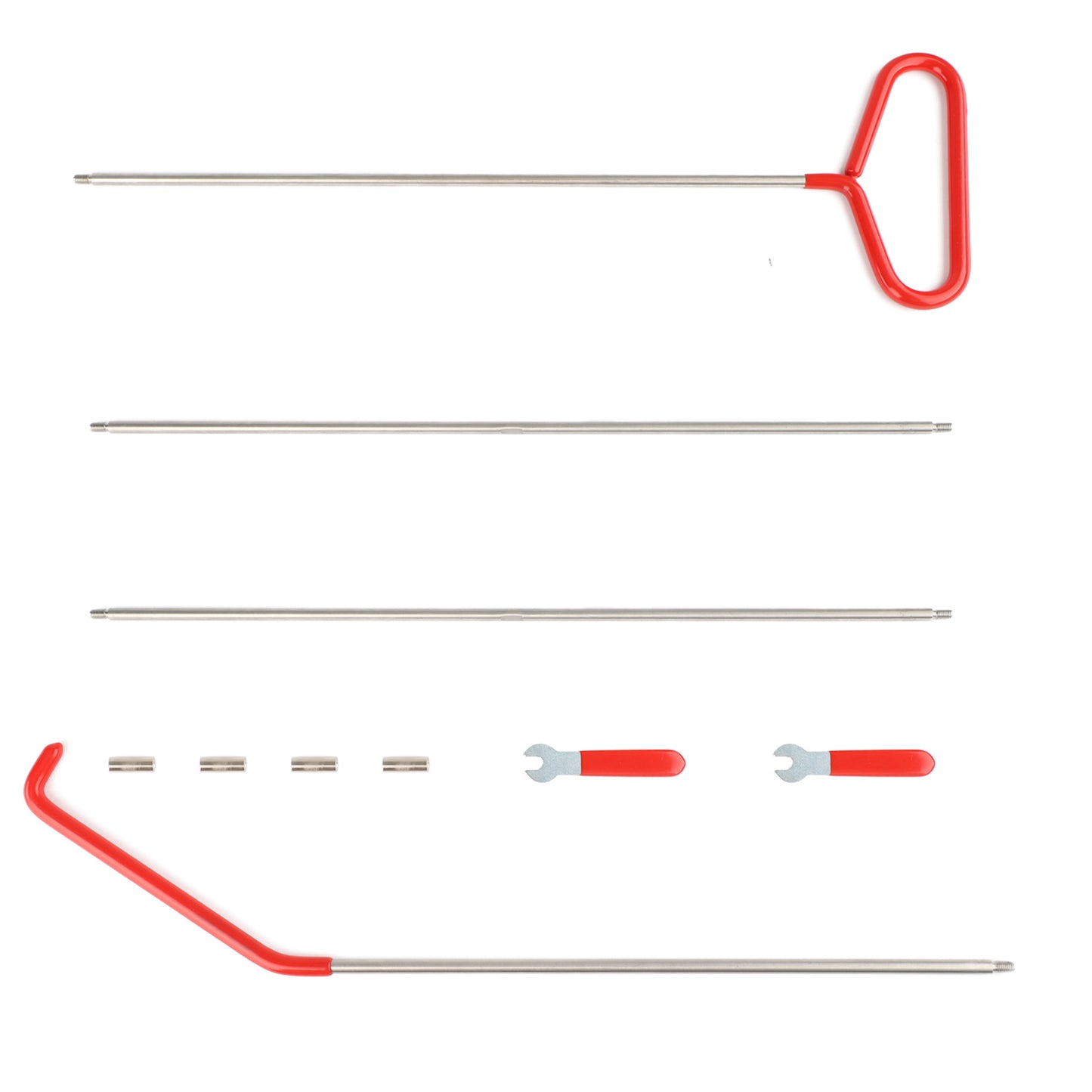 65 inch Long Pick Up Tool, Multi-Function Portable Durable Adjustable Length 65" Long Pin Puller Hook,Solid Steel Wheel Pin Puller Long Reach Tool Pin