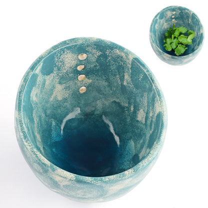 Vanilla Peeling Bowl Leaf Separator Herb Stripper Bowl for Cooking Herb Bowl Stripper Green Leaf Herb Stripper Vegetable Stripper Tool Herb Peeling Bowl Herb Resin Beige