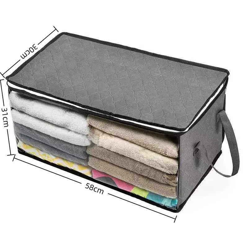 Storage Bins Storage Bags Closet Organizers Sweater Storage Clothes Storage Containers, 3pc Pack