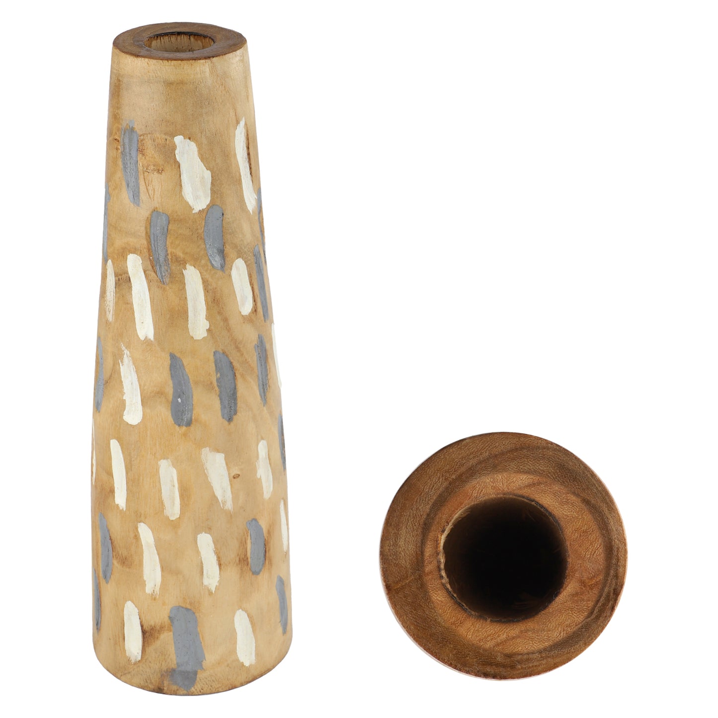 Wooden Vase – Handmade Decorative Flower Holder for Home, Office, and Living Room Decor