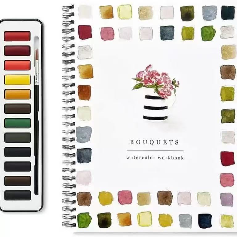 Children's Watercolor Coloring Book - Watercolor Painting Coloring Book Box