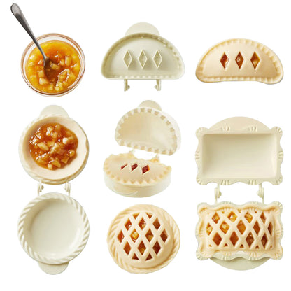 3pcs Mini Dough Presser, Pocket Pie Molds for Baking, Party Potluck, Hand Pie Molds, Baking Tools