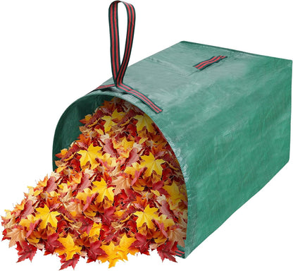 Leaf Collector Large Yard Dustpan - 53 Gallon Leaf Bags Leaves Collector Reusable Yard Waste Bags for Lawn Care, Camping & Recycling