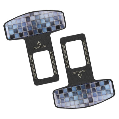 2 Pcs Seat Belt Pads Trim,Universal Car Accessories for Most Vehicles,(Blue)