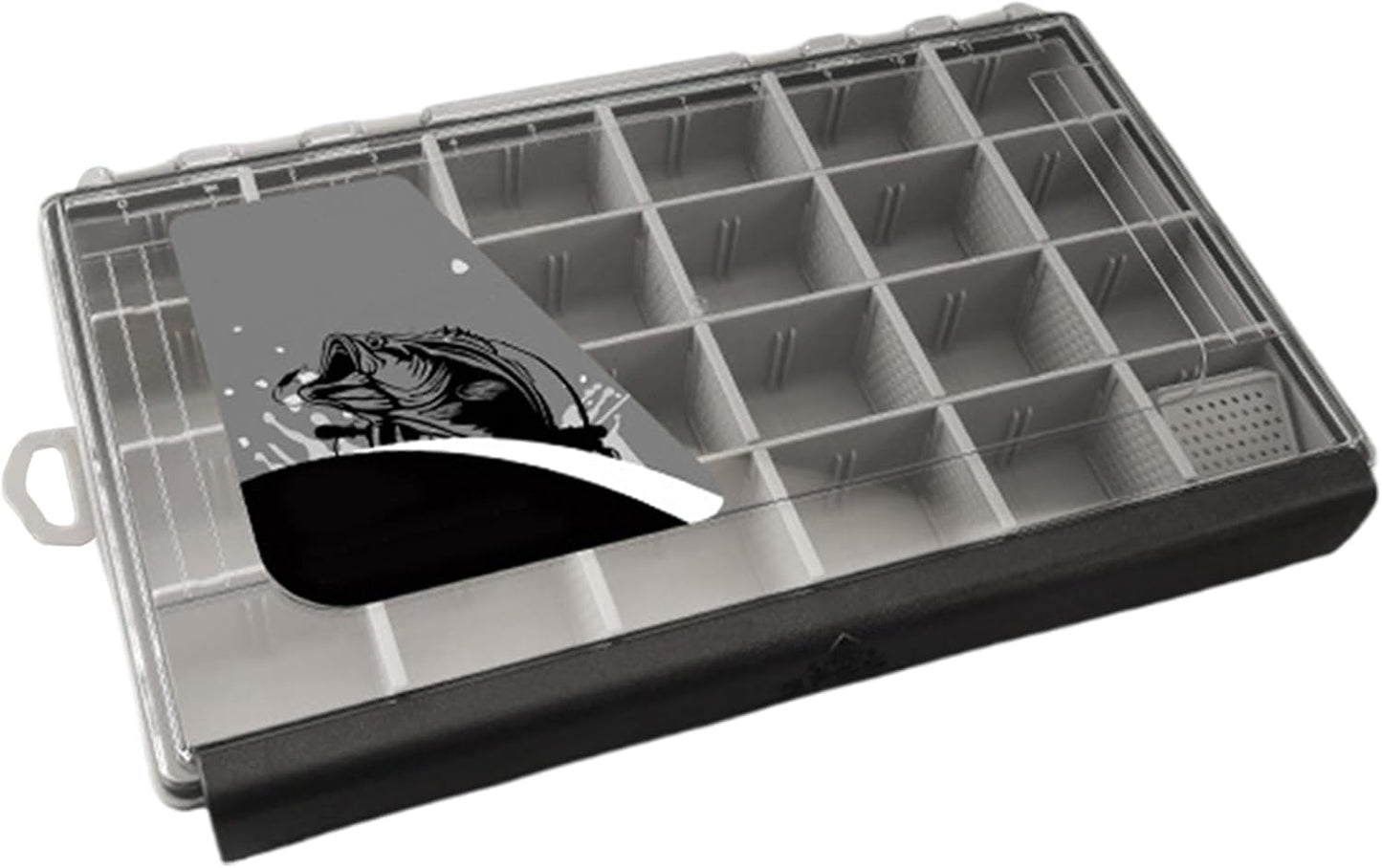 Fishing Tackle Box - Angling Gear Divided Storage - Heavy Duty Sealing Fishing Tackle Box Lure Organizer for Travel and Camping