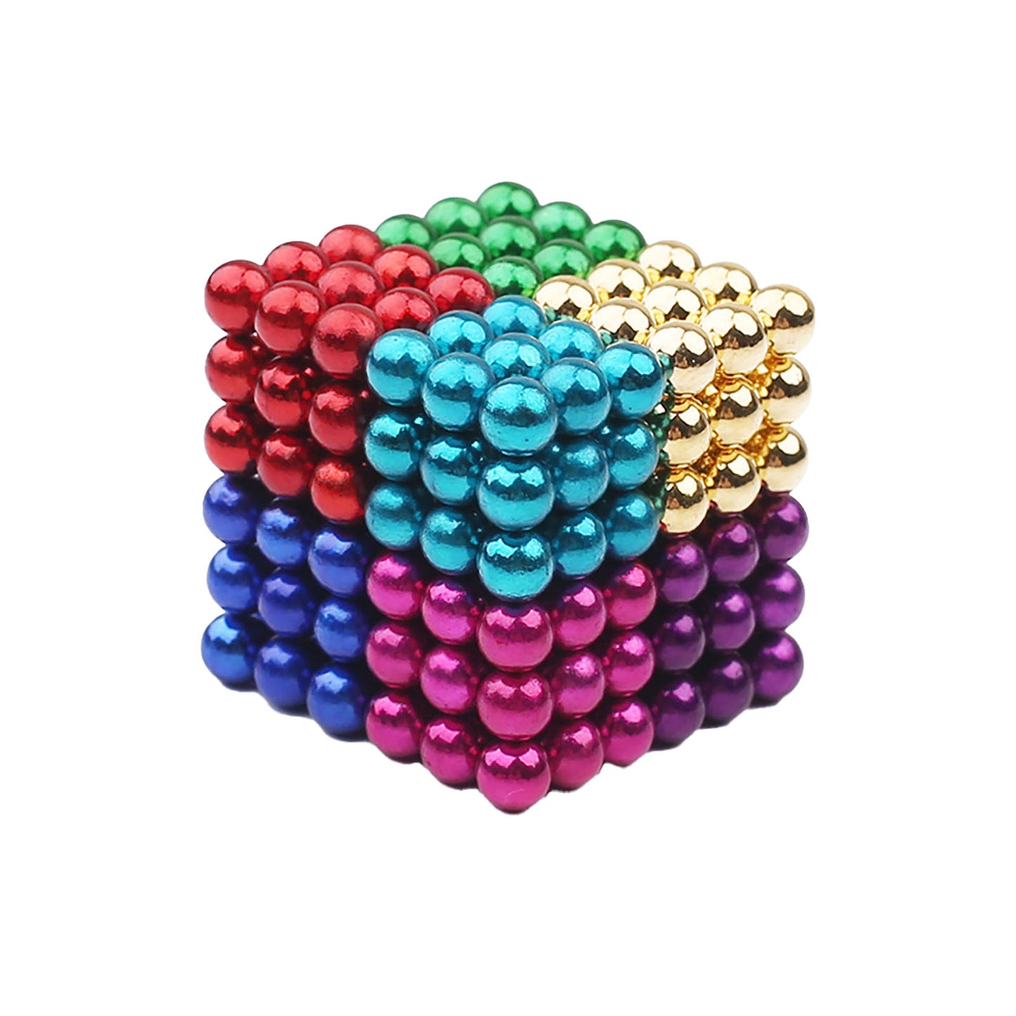 Magnetic Putty Balls for Teenager Adults, Creative 3D Versatile Beads，Fidget Toy Stress Reliever Magnet Slime Beads 216Pcs