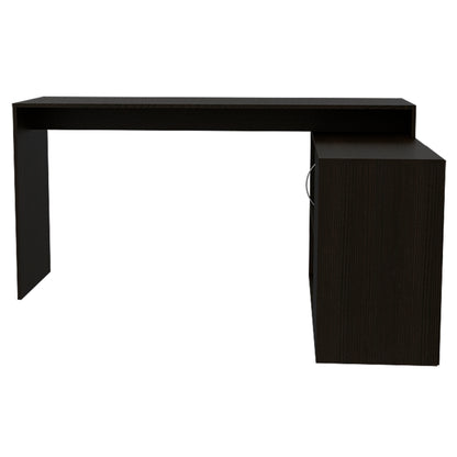 Modern L-Shaped Computer Desk with Open&Closed Storage,L Shaped Home Office Desk with Storage Cabinet Shelves