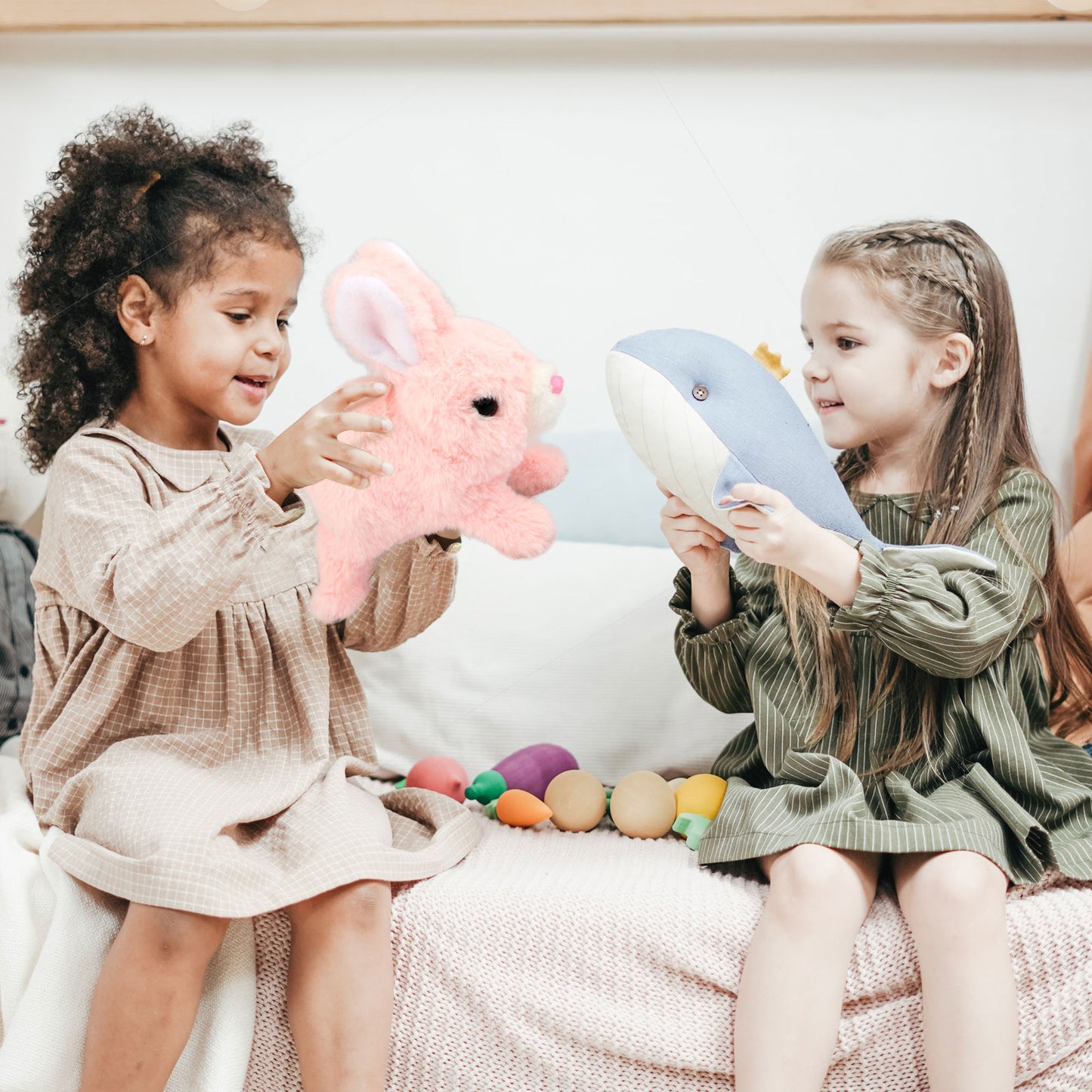 Hopping Rabbit Interactive Electronic Pet Plush Bunny Toy with Sounds Pink