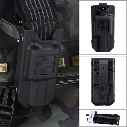 Tourniquet Holder, Tourniquet Case Compatibility with Tourniquet Gen 7, Adjustable Molle Tourniquet Pouch Mounting Adapter Fits up to a 2.3" Belt. (1 Pack)