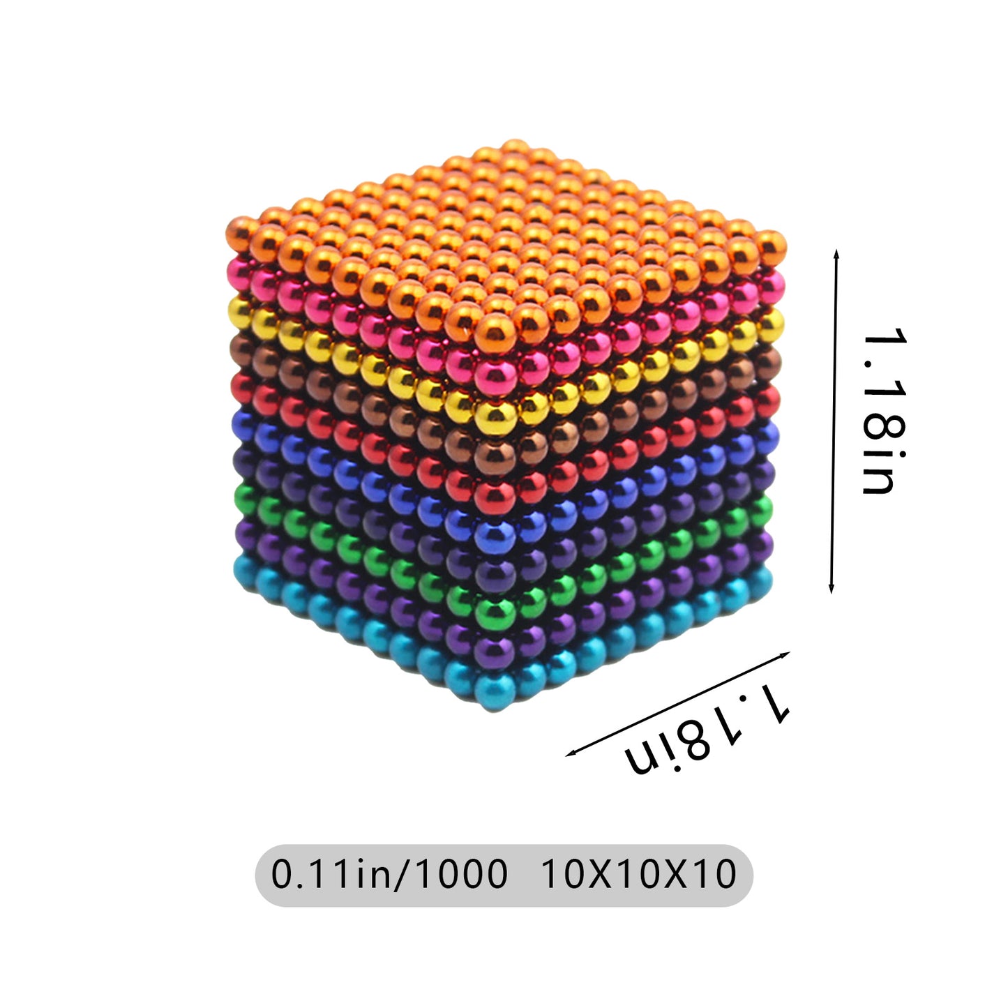 Magic Kits & Accessories - 1000pcs,10 colors Magnetic Tricks Balls Toys, Upgrade Magnet Challenge Game