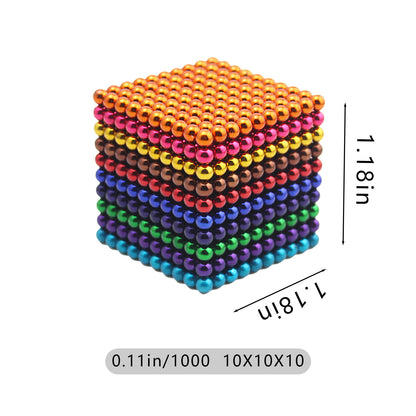 Magic Kits & Accessories - 1000pcs,10 colors Magnetic Tricks Balls Toys, Upgrade Magnet Challenge Game