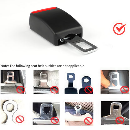 Seat Belt Extender, 2 Pack Upgraded Seatbelt Extender (Compatibility Better) Car Seat Belt Buckle for Seat Belt Extension, Seat Belt Clip Extender Fits Most Cars
