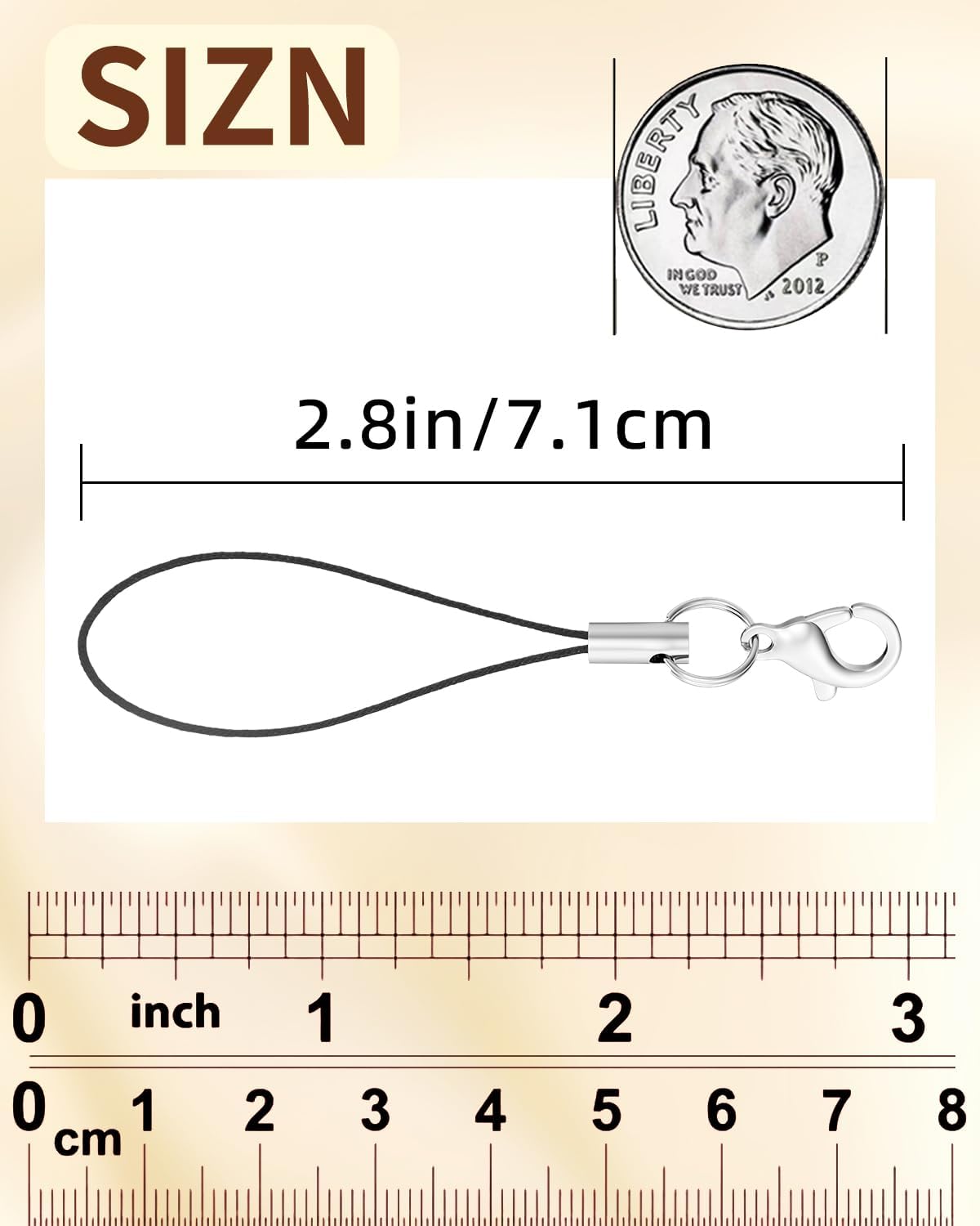 200Pcs Phone Charms Strap with Lobster Clasp Lanyard Straps,Lariat Lanyard Charms Pendant Clasp for Cell Phone USB Keychains DIY Jewelry Accessories
