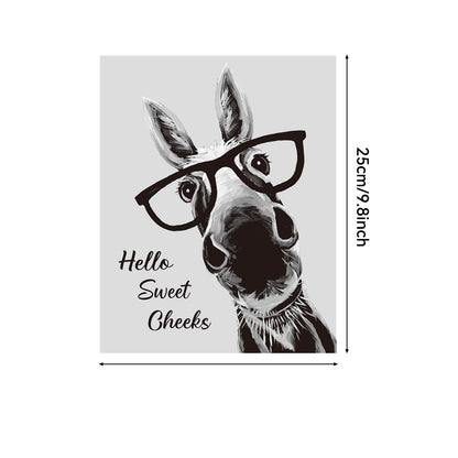 6PCS wall decoration set, suitable for living room and bedroom. Simple and elegant, with cute little animals as vivid decorative items.