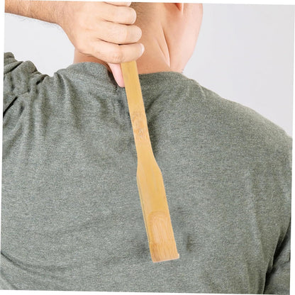2pcs Traditional Bamboo Back Scratcher Long Handled Massager Stick Claw Back Scratcher for Elderly Home Use