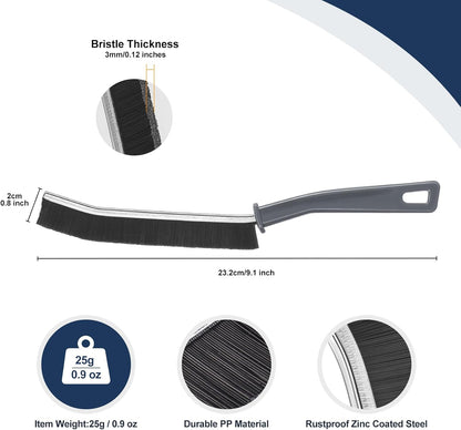 Hard Bristled Crevice Cleaning Brush Bathroom Gap Cleaning Brush Thin Grout Brush