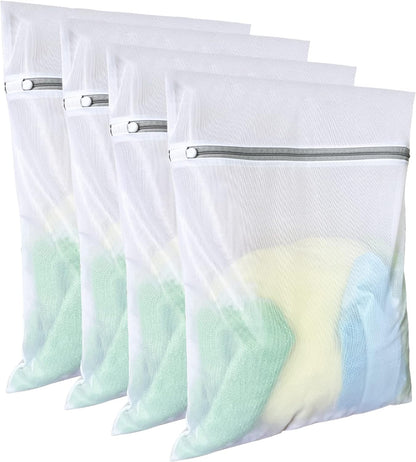 Laundry Bags Mesh Wash Bags(3Pcs,16 x 20 Inches),delicate laundry bag for College,Dorm,Storage