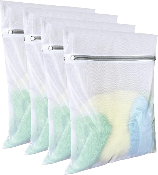 Laundry Bags Mesh Wash Bags(3Pcs,16 x 20 Inches),delicate laundry bag for College,Dorm,Storage