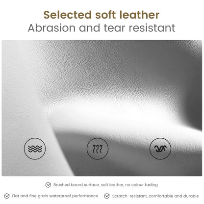 White Round Stool Makeup Vanity Chair