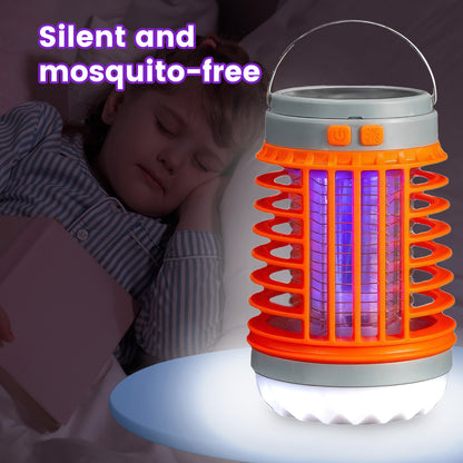 Bug Zapper Outdoor/Indoor,Mosquito Zapper 4200V High Powered Waterproof Electronic Mosquito Killer,15W UVA Mosquito Lamp Bulb,Fly Traps Patio Insects Killer,Trap Killer for Home,Kitchen, Backyard