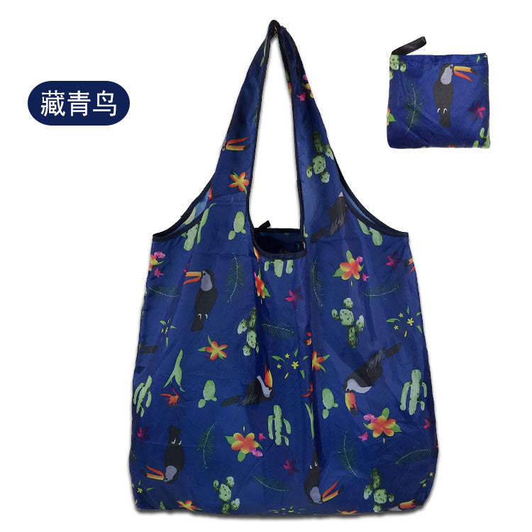Shopping Bags Cloth Grocery Bags Foldable Travel Bag Tote Bags Bulk - Reusable Gift Bags with Handles (6 Pack) - Heavy Duty Large Washable Animal Holiday Design for Women Travel & Groceries