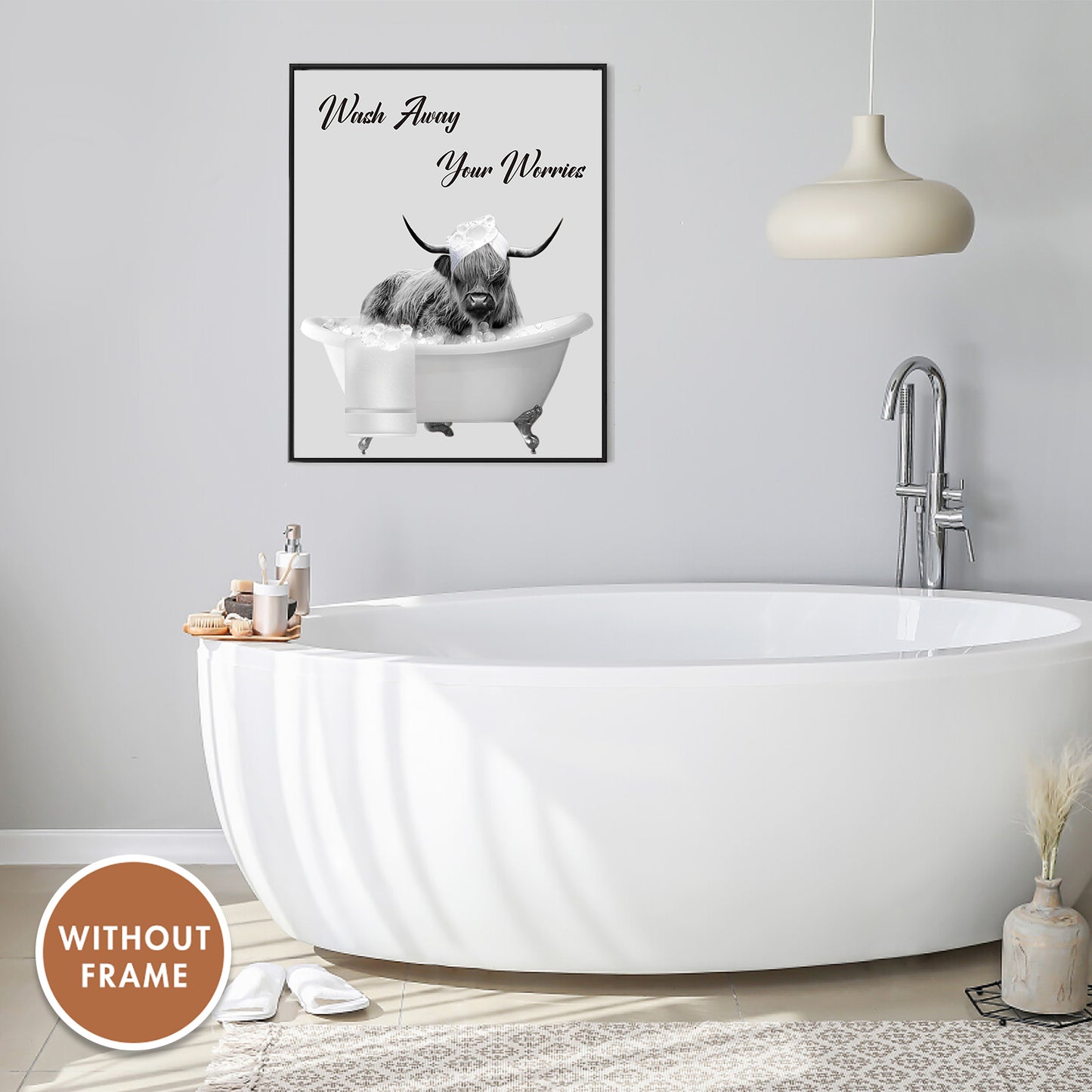 6PCS wall decoration set, suitable for living room and bedroom. Simple and elegant, with cute little animals as vivid decorative items.