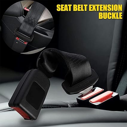 Seat Belt Extender, 2 Packs 14" Car Buckles Seat Belt Extension with Metal Tongue, Car Seatbelt Extension for Obese Men Pregnant Women Child, Seat Belt Clip Extender Car Accessories (14inch))