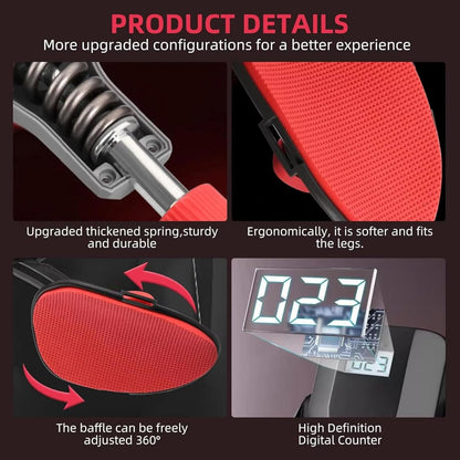 Thigh Master Exercise Equipment for Women & Men – Inner Thigh Exerciser, Leg, Arm & Chest Workout Machine, Compact Fitness Equipment for Home Gym, Portable Body Toning Resistance Trainer