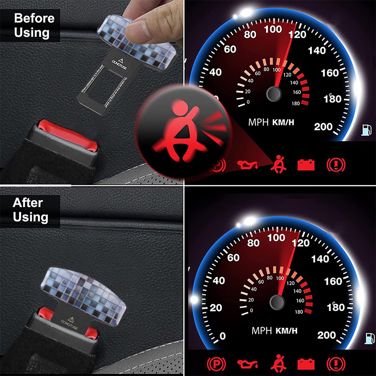 2 Pcs Seat Belt Pads Trim,Universal Car Accessories for Most Vehicles,(Blue)