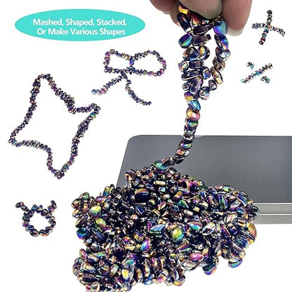 502pcs, Magnetic Stones Fidget Toys Adults, Desk Fidgets Toys for Stress and Anxiety Relief and Kill Time, Novelty Adults Gifts