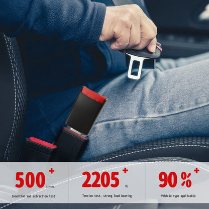 Seat Belt Extender, 2 Pack Upgraded Seatbelt Extender (Compatibility Better) Car Seat Belt Buckle for Seat Belt Extension, Seat Belt Clip Extender Fits Most Cars