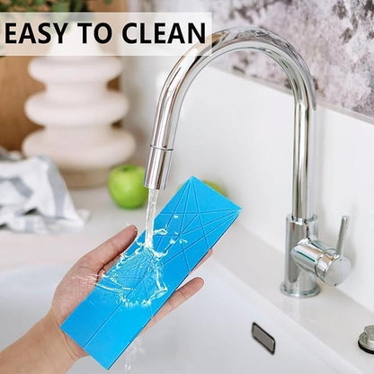 Flat Folding Measuring Spoon - Flat 3-in-1 Measuring Spoons, Space - Saving Stackable Design -Magnetic and Easy to Store, Kitchen Baking and Cooking