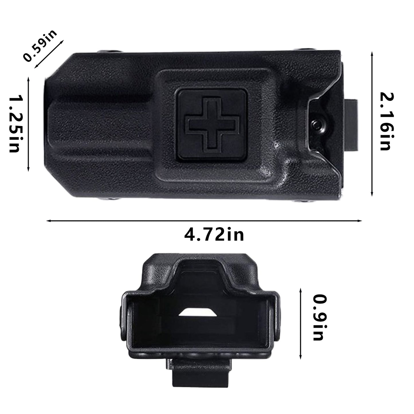 Tourniquet Holder, Tourniquet Case Compatibility with Tourniquet Gen 7, Adjustable Molle Tourniquet Pouch Mounting Adapter Fits up to a 2.3" Belt. (1 Pack)