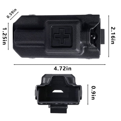 Tourniquet Holder, Tourniquet Case Compatibility with Tourniquet Gen 7, Adjustable Molle Tourniquet Pouch Mounting Adapter Fits up to a 2.3" Belt. (1 Pack)